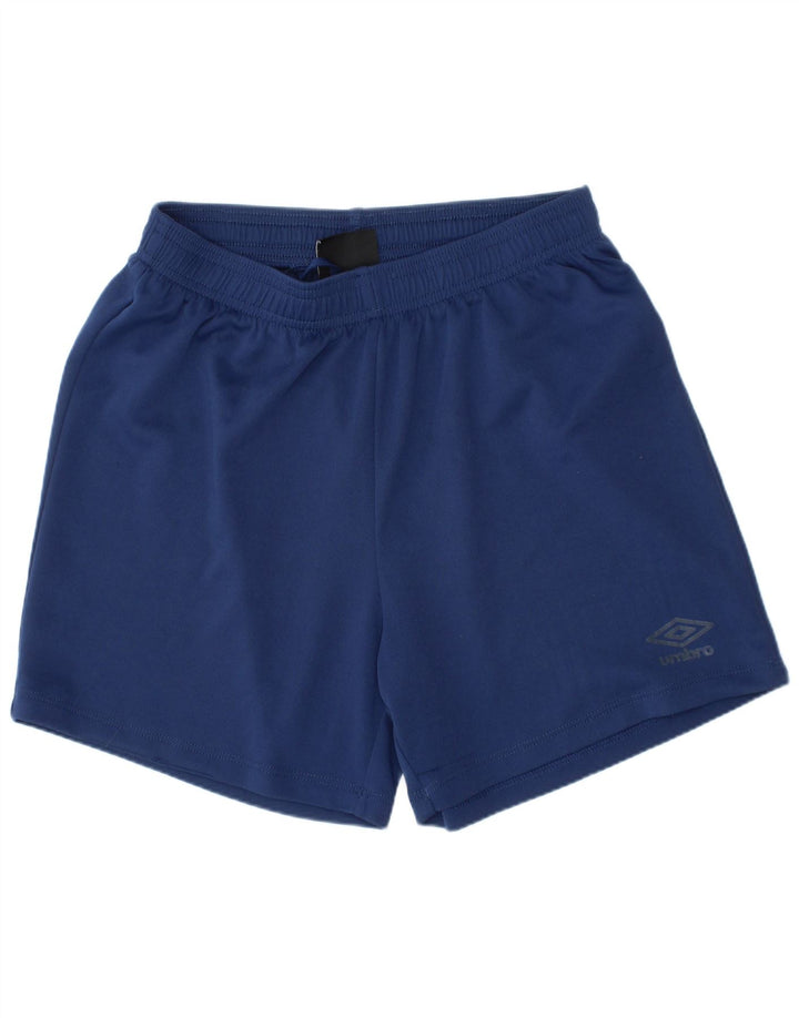 Spodenki sportowe dla chłopców Umbro 11-12 lat, duże, granatowe, poliestrowe