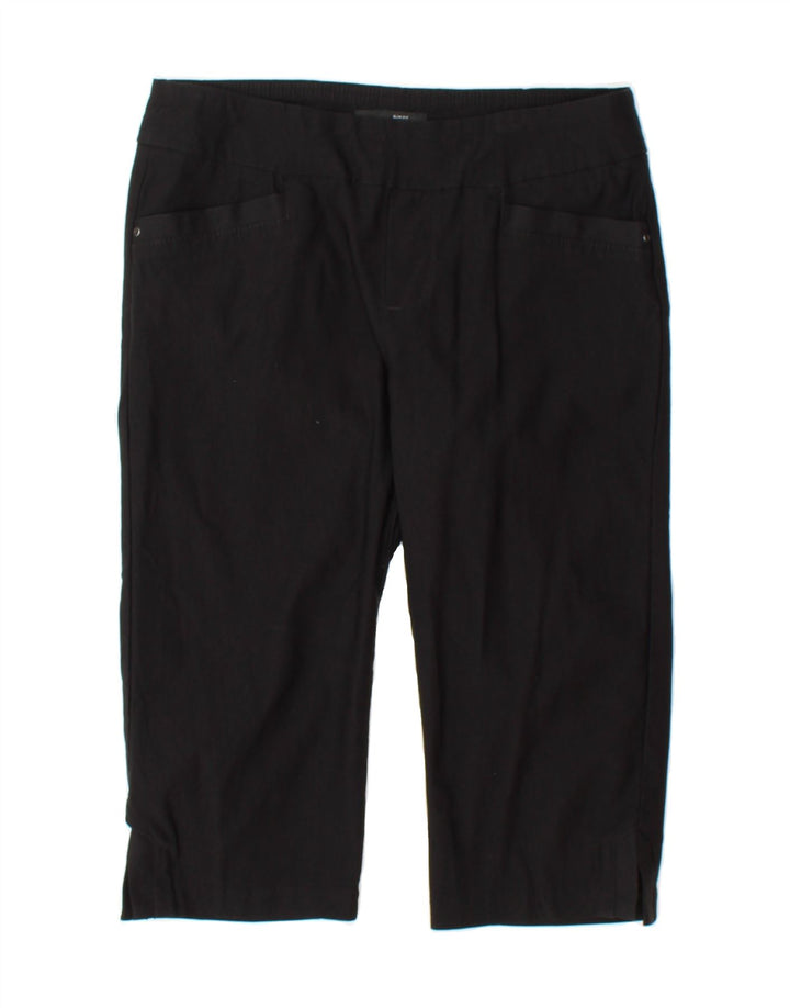 LEE Womens Sculpting Mid Rise Bermuda Shorts US 6 Medium W30  Black Vintage Lee and Second-Hand Lee from Messina Hembry 