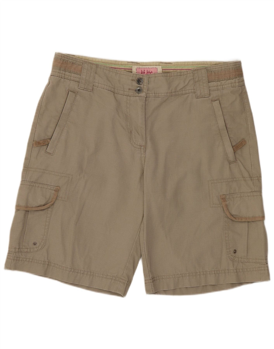 Damskie spodenki cargo Fat Face UK 12 Medium W30, bawełna khaki