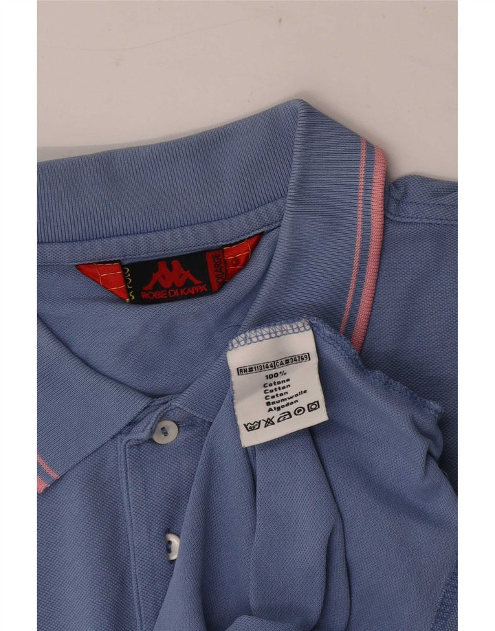 Męska koszulka polo Kappa 2XL, bawełniana w niebieskie paski
