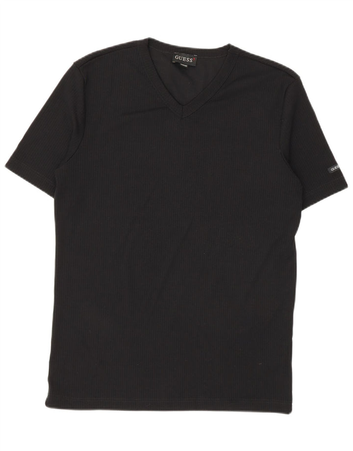 Koszulka męska Guess Top, średni czarny nylon