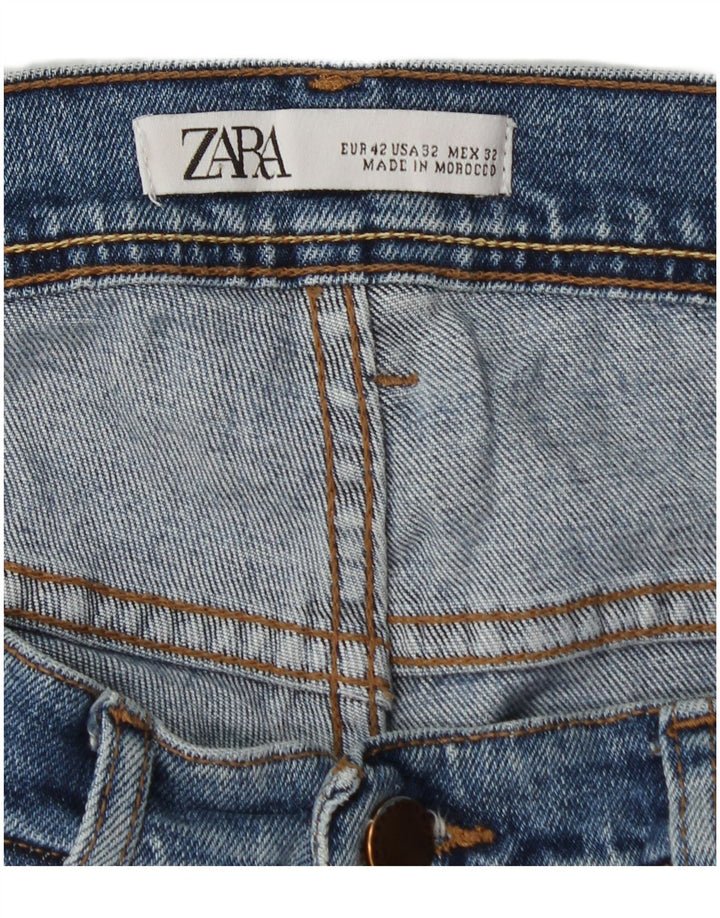 Męskie jeansy slim fit Zara EU 42 Large W32 L30 Blue