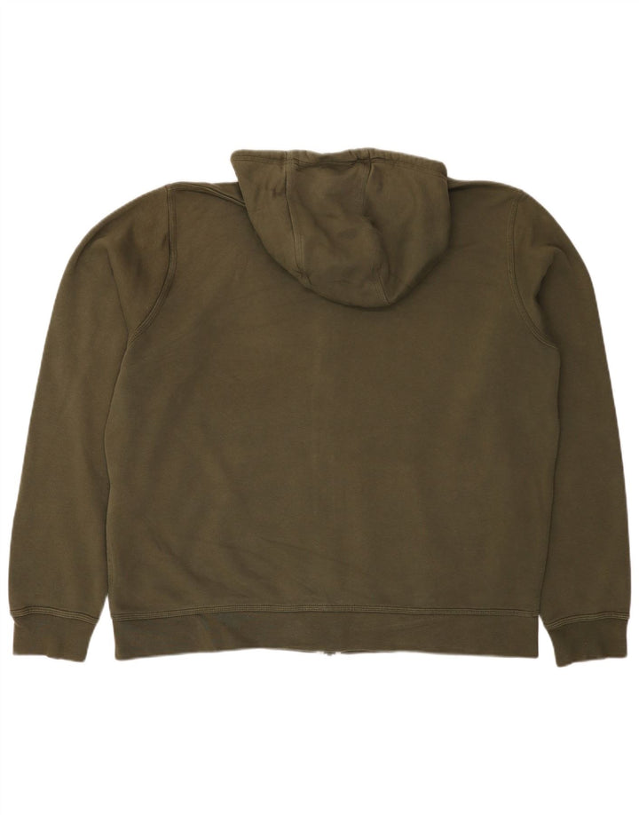 Męski sweter z kapturem i zamkiem Nike, 2XL, khaki