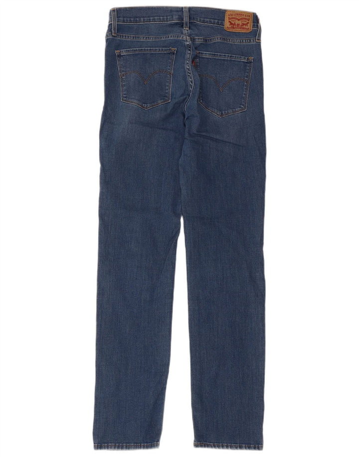 Damskie jeansy Levi's 312 Shaping W26 L30 Niebieska bawełna
