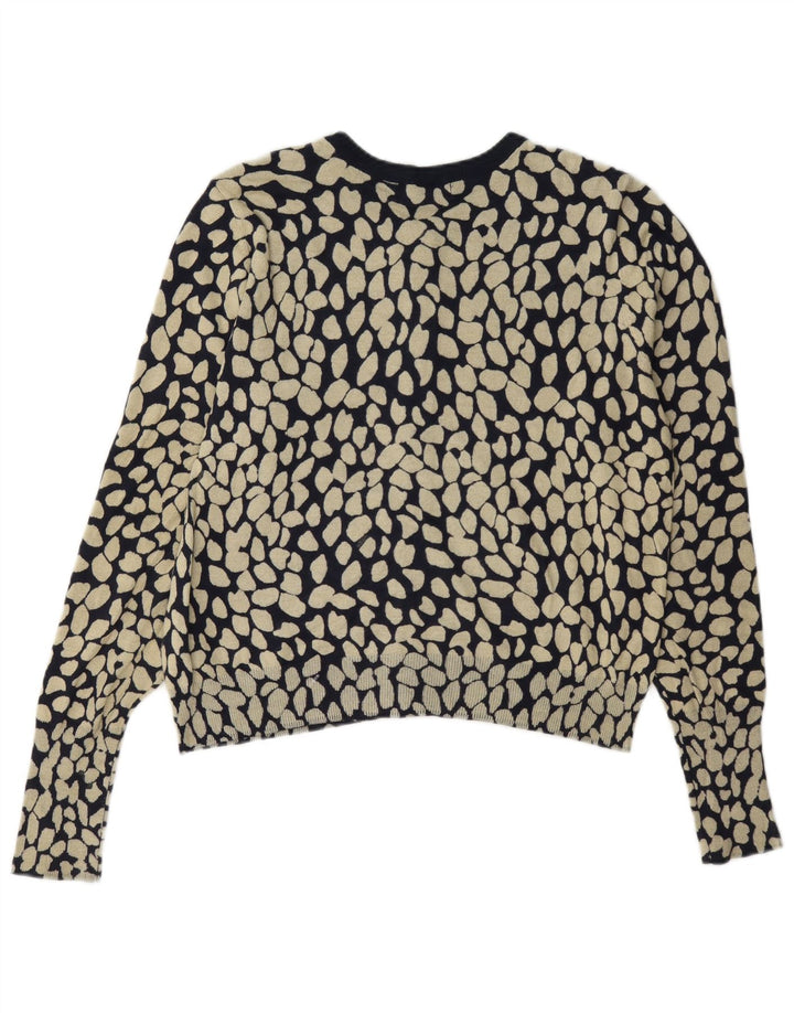 Sweter damski Marks & Spencer UK 14, średni czarny geometryczny