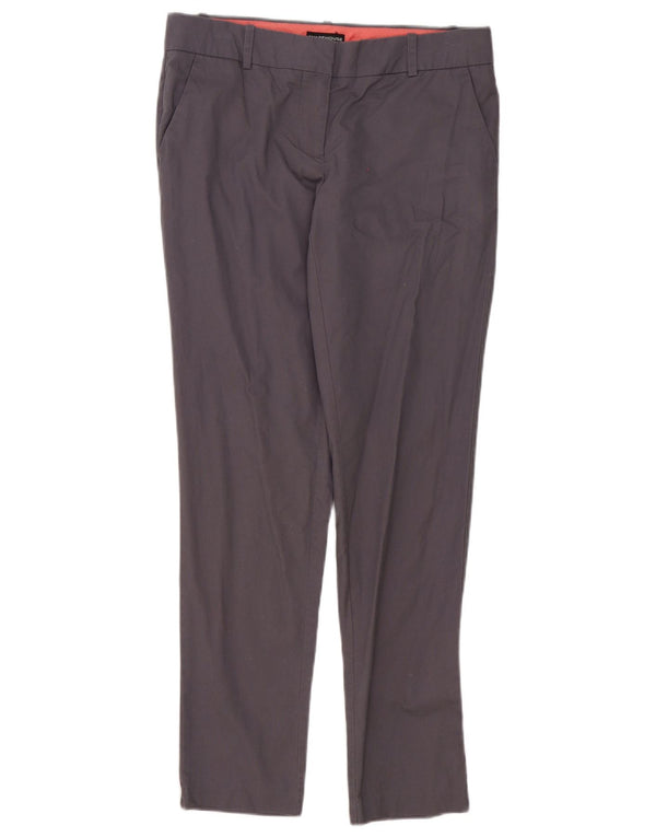 Damskie spodnie typu chino Warehouse UK 10 Small W30 L30 Szara bawełna