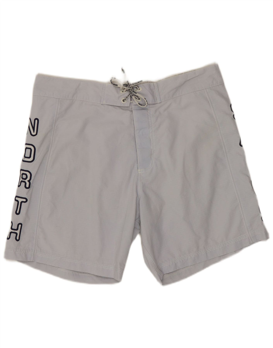 Męskie spodenki kąpielowe North Sails Graphic, nylon w kolorze średnioszarym