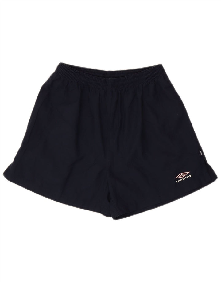 Męskie spodenki sportowe Umbro, małe, granatowe, poliestrowe