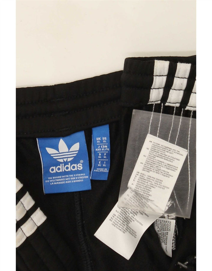 Męskie spodnie dresowe Adidas XL, czarne, poliestrowe