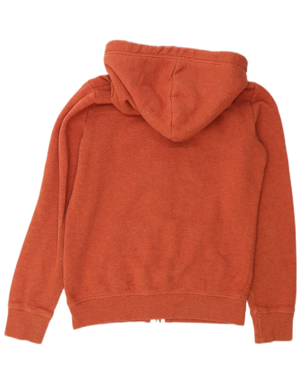 Damski sweter z kapturem i zamkiem Superdry o regularnym kroju, UK 10, mały, pomarańczowy, bawełniany