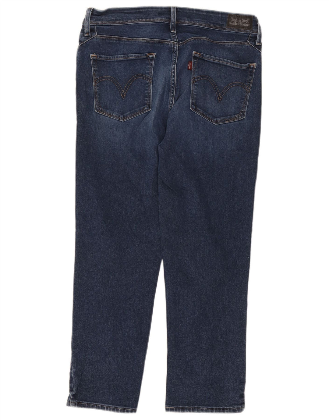 Damskie jeansy skinny ze średnim stanem LEVI'S W30 L25, niebieska bawełna