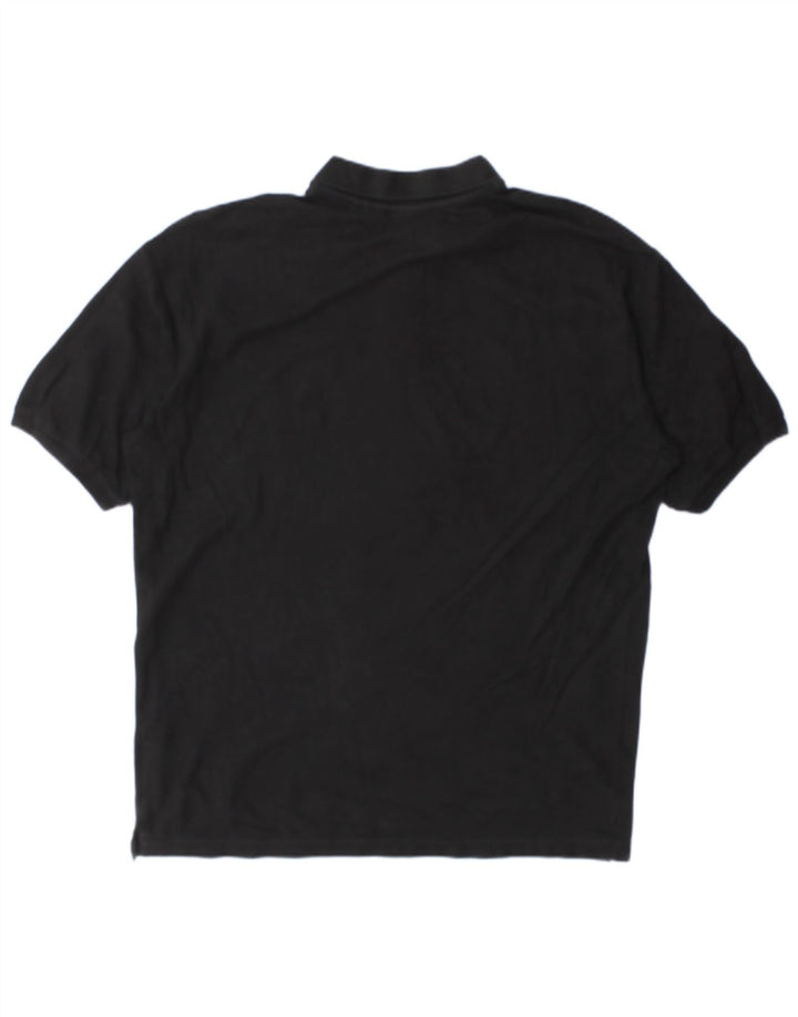 Męska koszulka polo FILA XL, czarna, bawełniana