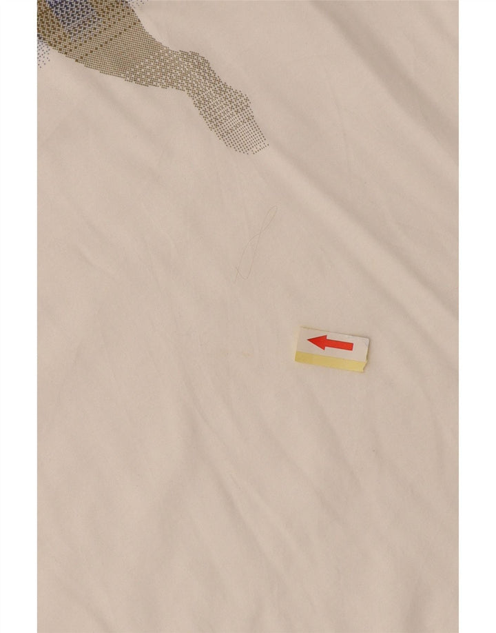 Chłopięcy T-shirt z grafiką PUMA, 13-14 lat, biała bawełna