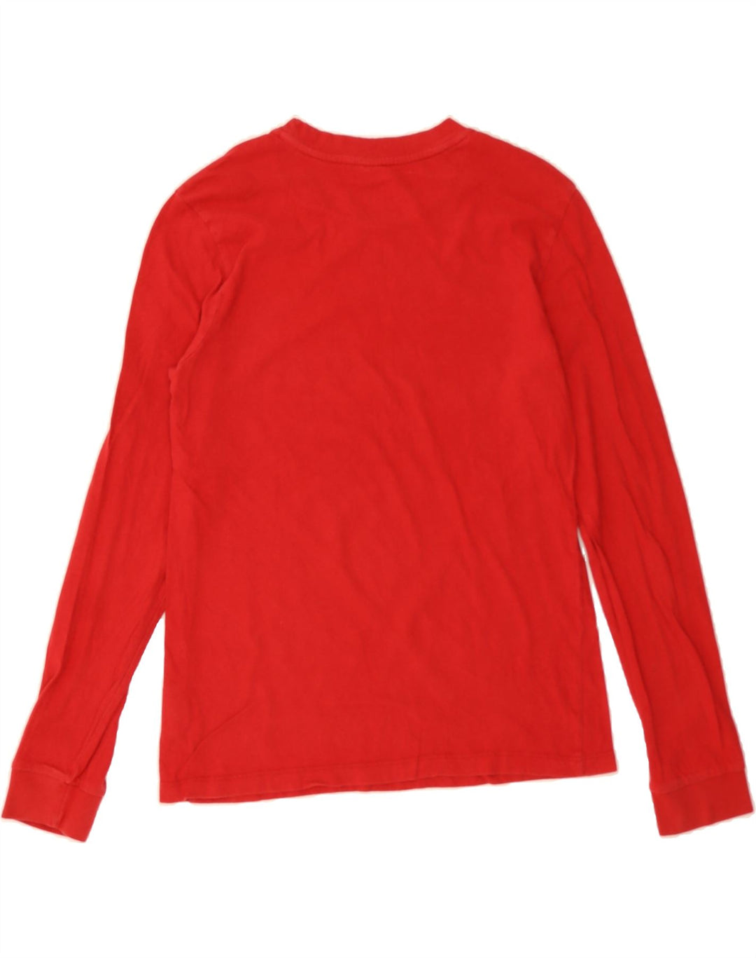 VANS Womens Top Long Sleeve UK 18 XL Red Cotton Vintage Vans and Second-Hand Vans from Messina Hembry 