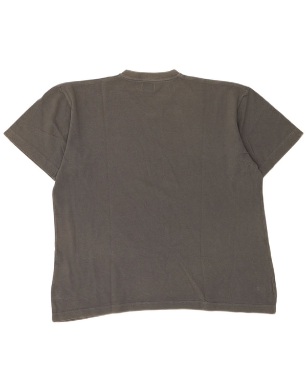 Kappa Mens T-Shirt Top XL Grey Cotton