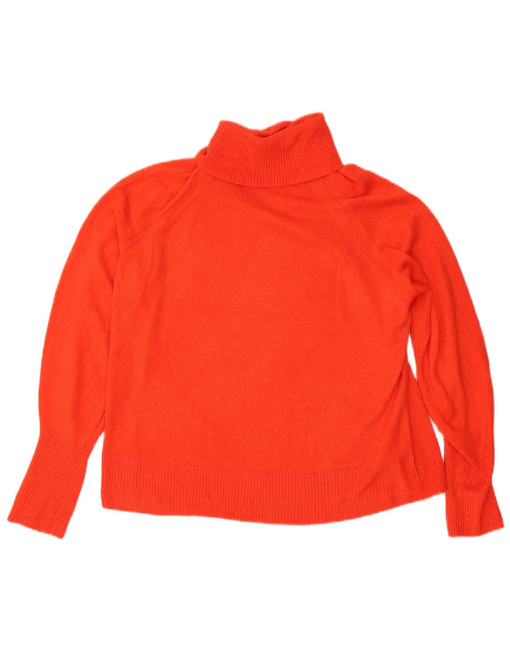Marks & Spencer Damski sweter z golfem UK 16, duży czerwony