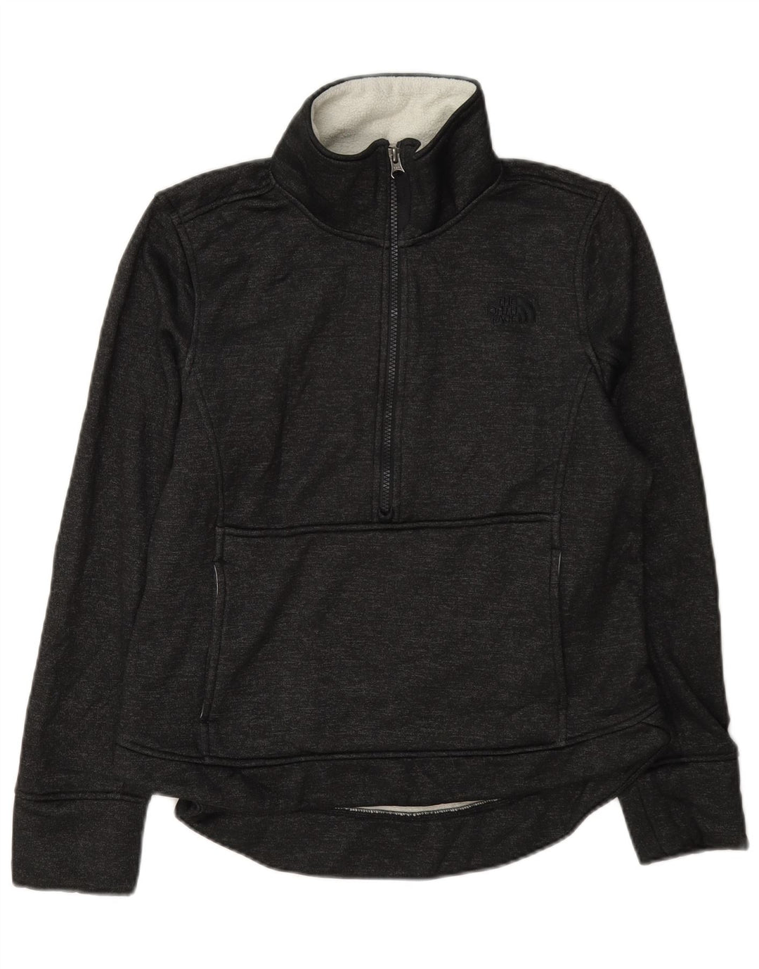 Damski sweter The North Face z zamkiem błyskawicznym, UK 14, średni szary