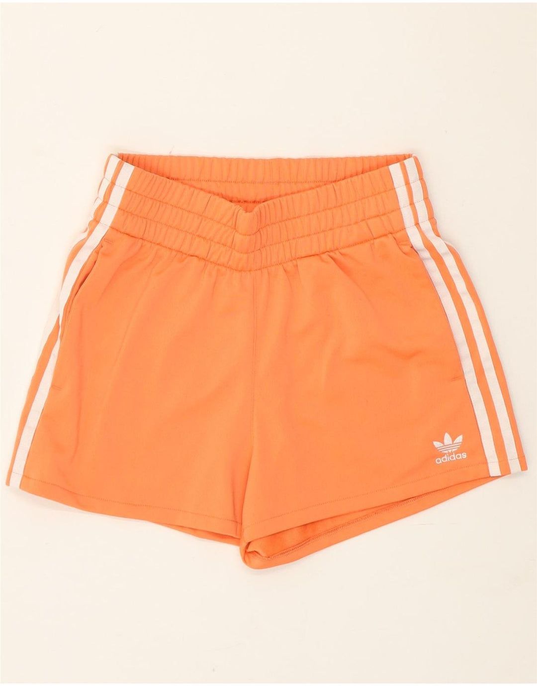 Damskie spodenki sportowe Adidas UK 6 XS Pomarańczowy poliester