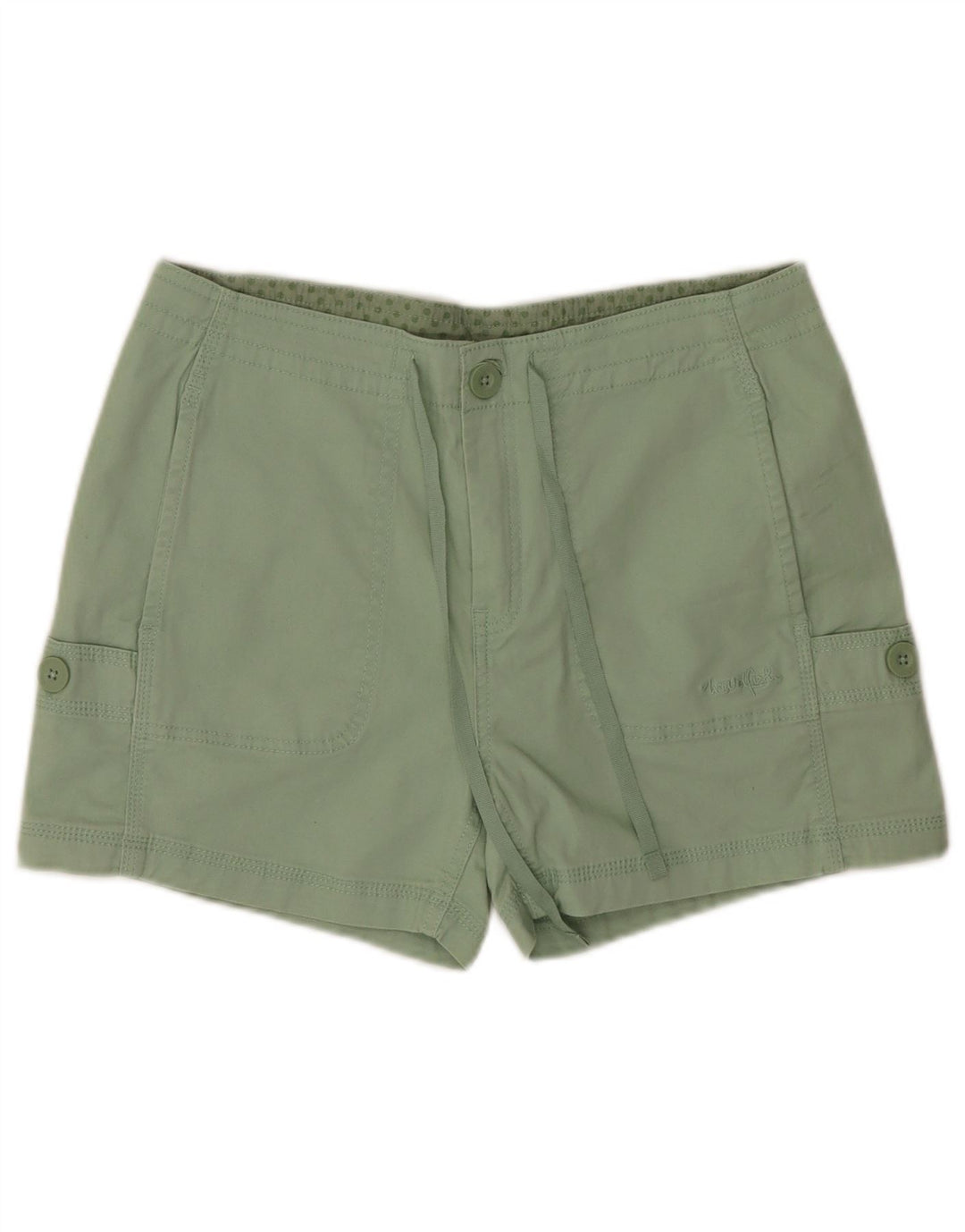 Damskie spodenki cargo Weird Fish UK 8 Small W32 Zielone bawełniane