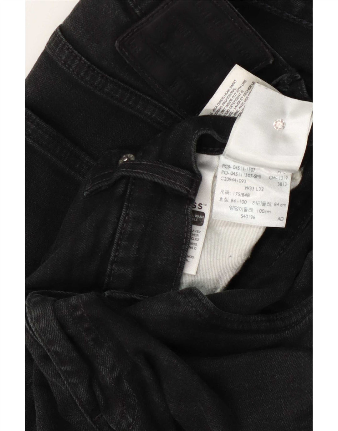 Damskie jeansy Levi's 511 Slim W33 L32 Szara bawełna