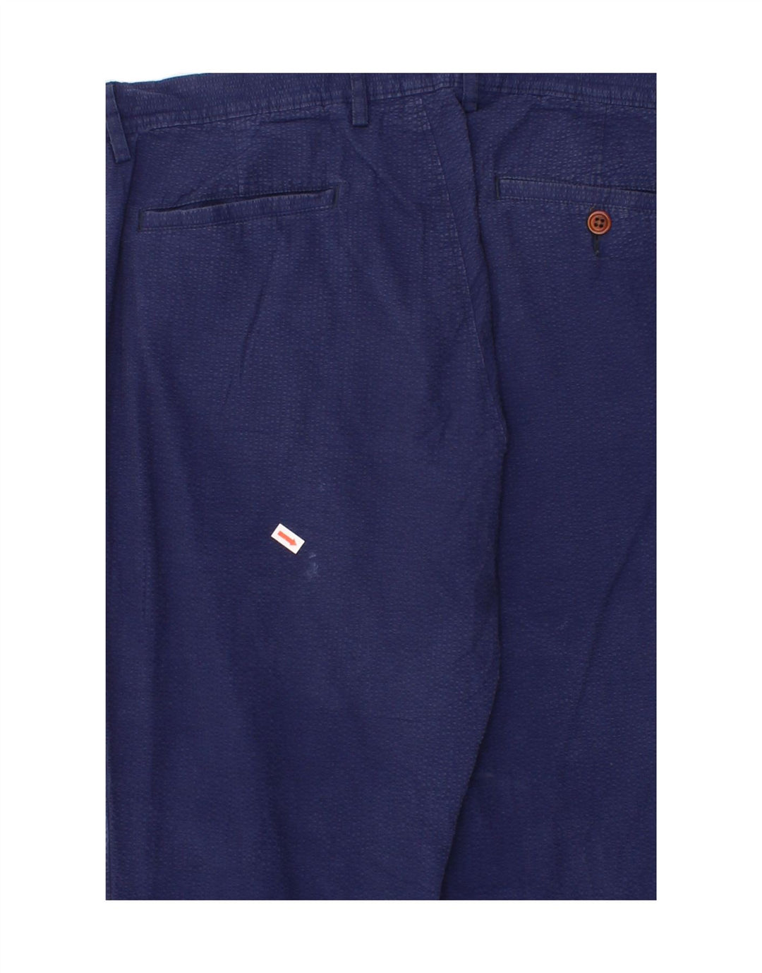 J. CREW Womens Slim Chino Trousers  W32 L30 Blue Cotton Vintage J. Crew and Second-Hand J. Crew from Messina Hembry 