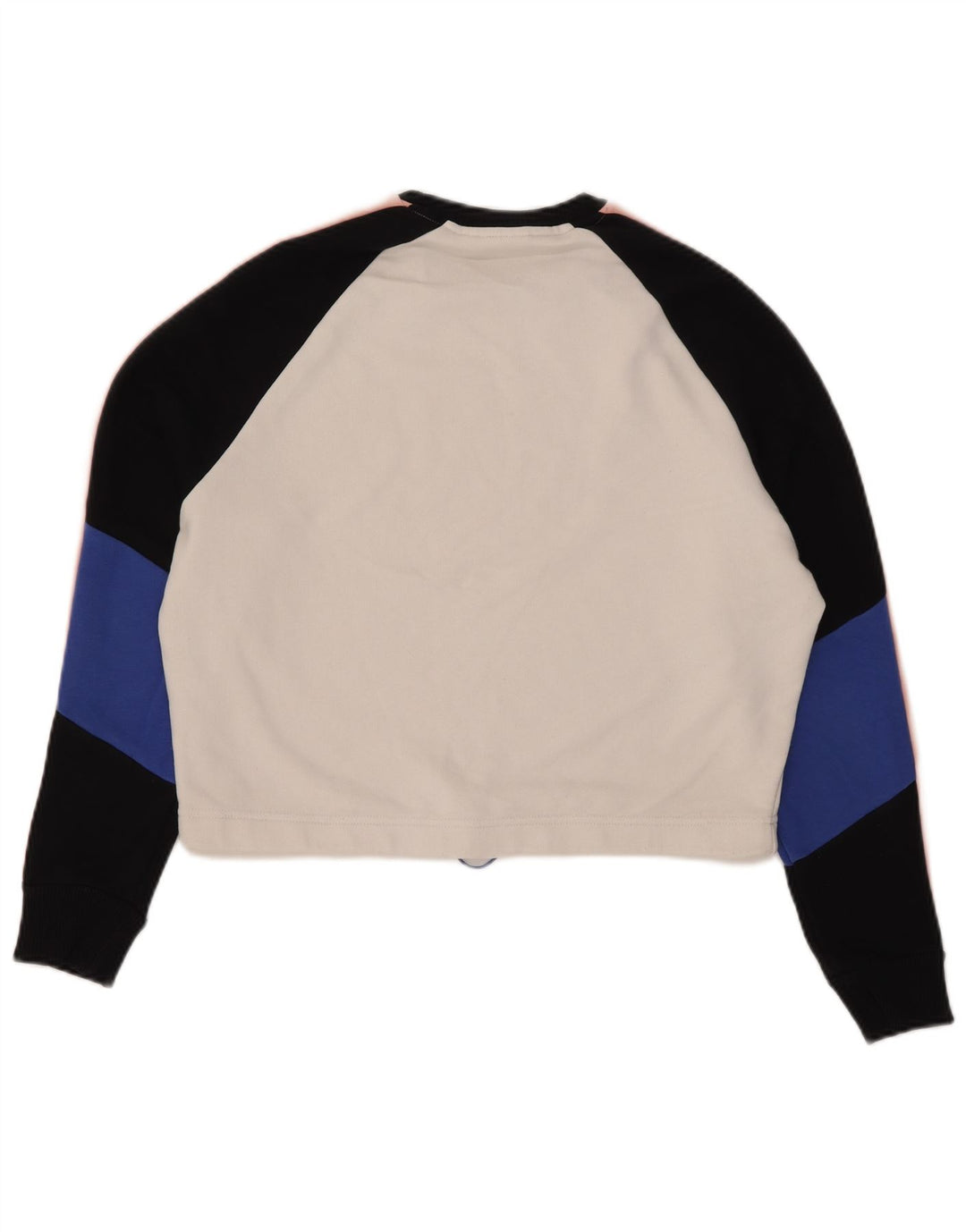 Damska bluza typu oversize typu Crop Fila UK 10 Small White Colorblock