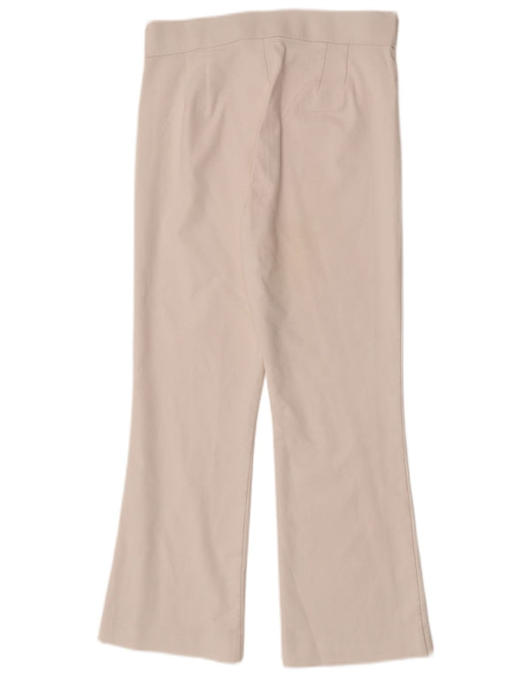 Spodnie damskie Zara Flare, małe, W26 L24, biała bawełna