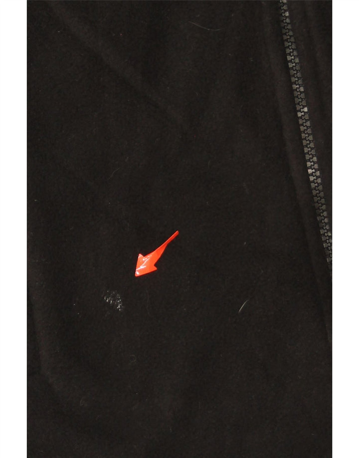 CHAPS Womens Fleece Gilet UK 10 Small Black Polyester Vintage Chaps and Second-Hand Chaps from Messina Hembry 