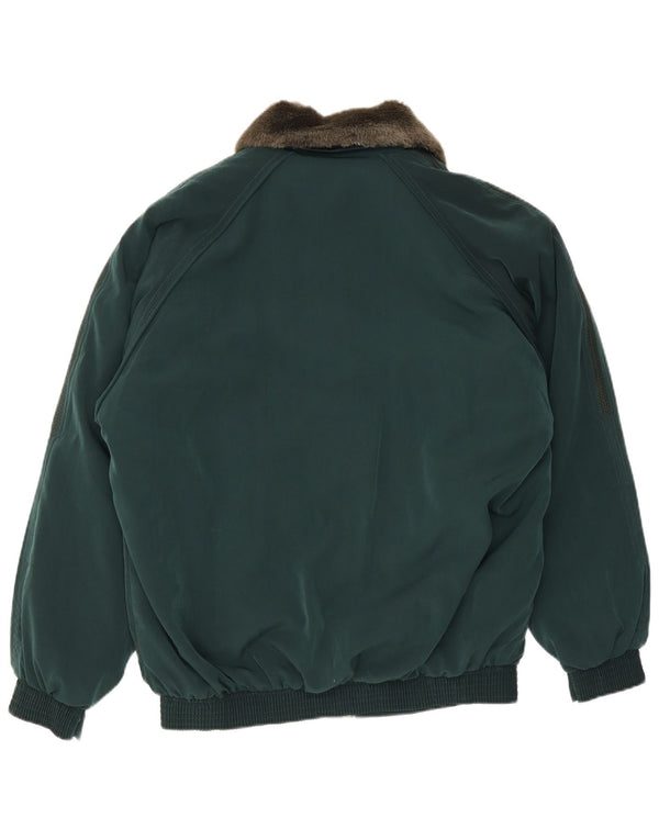 Vintage męska kurtka lotnicza Sherpa MA-1 UK 42 XL zielona