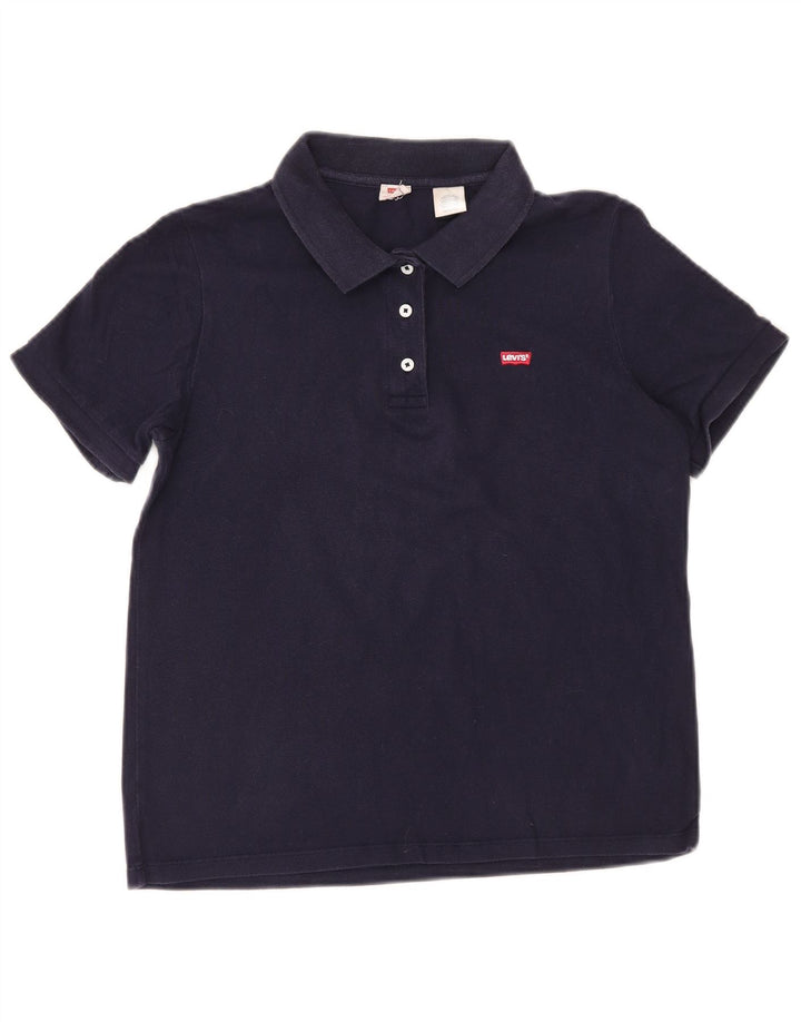 Damska koszulka polo LEVI'S UK 6 XS granatowa