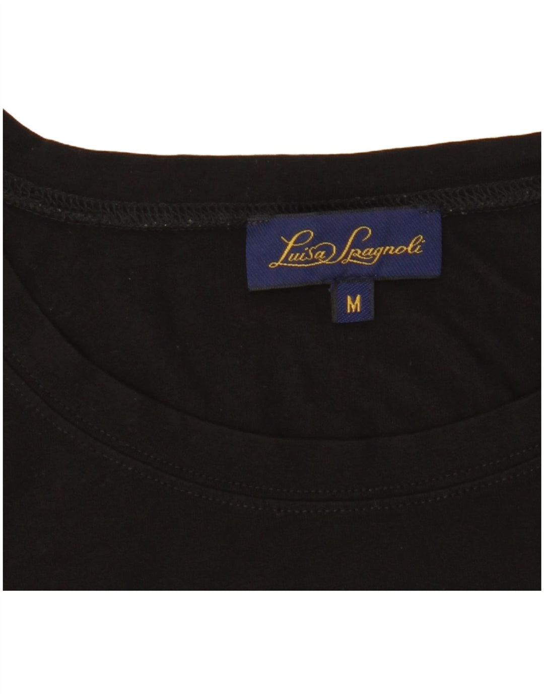 Damska koszulka graficzna Luisa Spagnoli Top UK 14 Medium Black