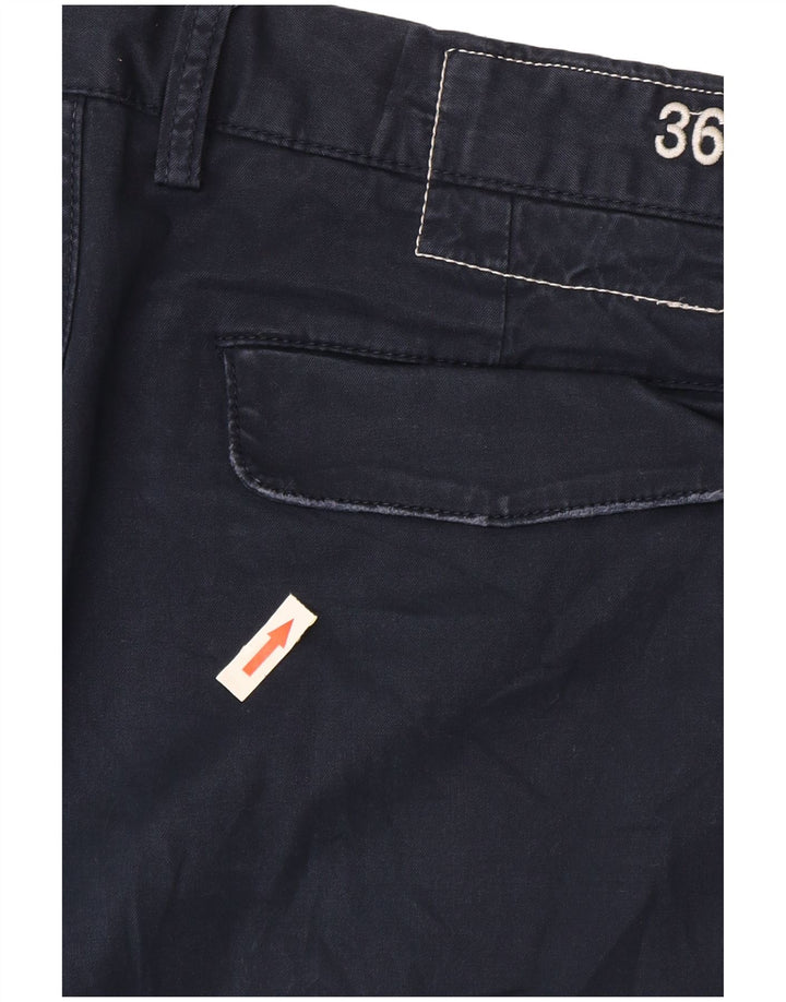 Męskie spodenki Chino Sun68 W36, duże, granatowe, bawełniane