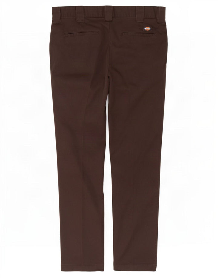 Męskie spodnie chino Dickies Slim Fit W30 L32 Brązowy poliester