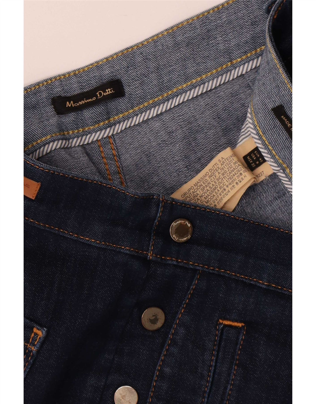 Jeansy damskie Massimo Dutti EU 40 Medium W30 L25 Granatowa bawełna