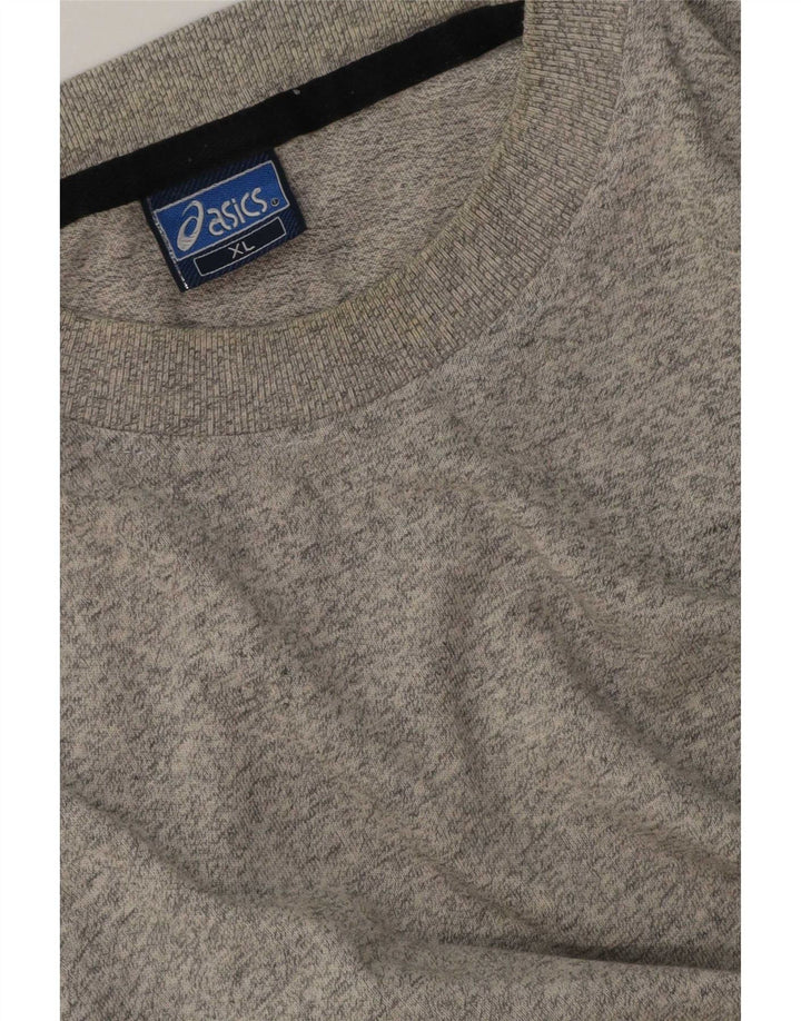 Męska koszulka T-shirt Asics XL, szara, nakrapiana