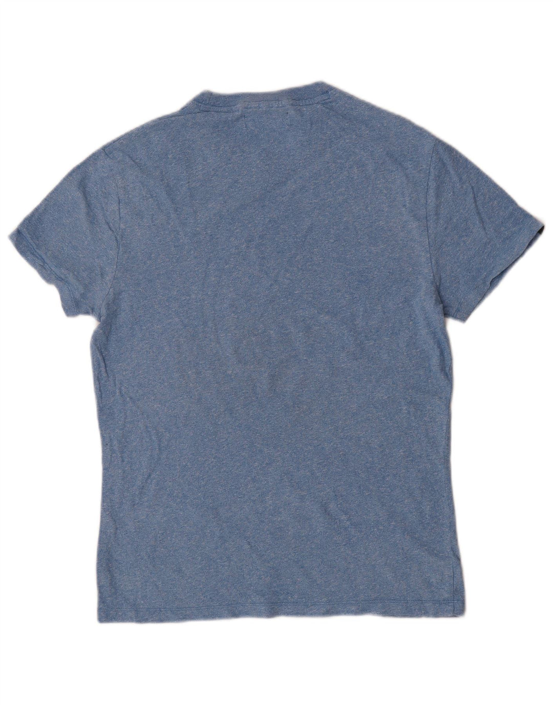 T-shirt męski Superdry, bawełniany, średni niebieski w cętki