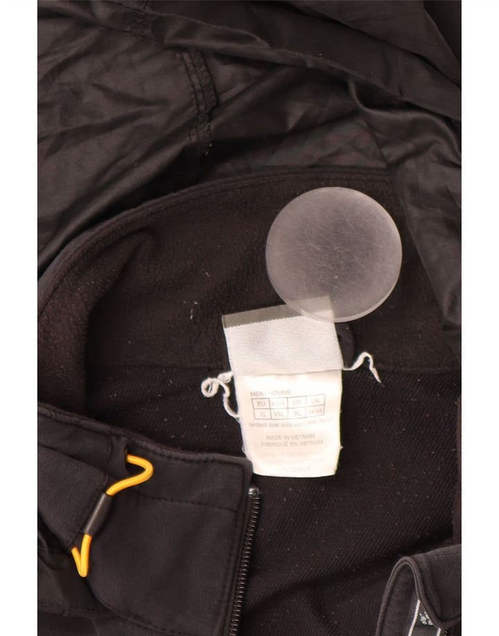 Męska kurtka wiatrówka z kapturem JACK WOLFSKIN UK 44/46 XL, czarny poliamid