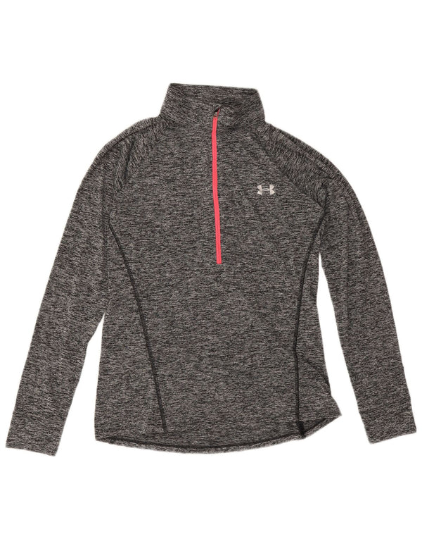 Damski dres Under Armour Heat Gear Pullover Top UK 12 Średni Szary
