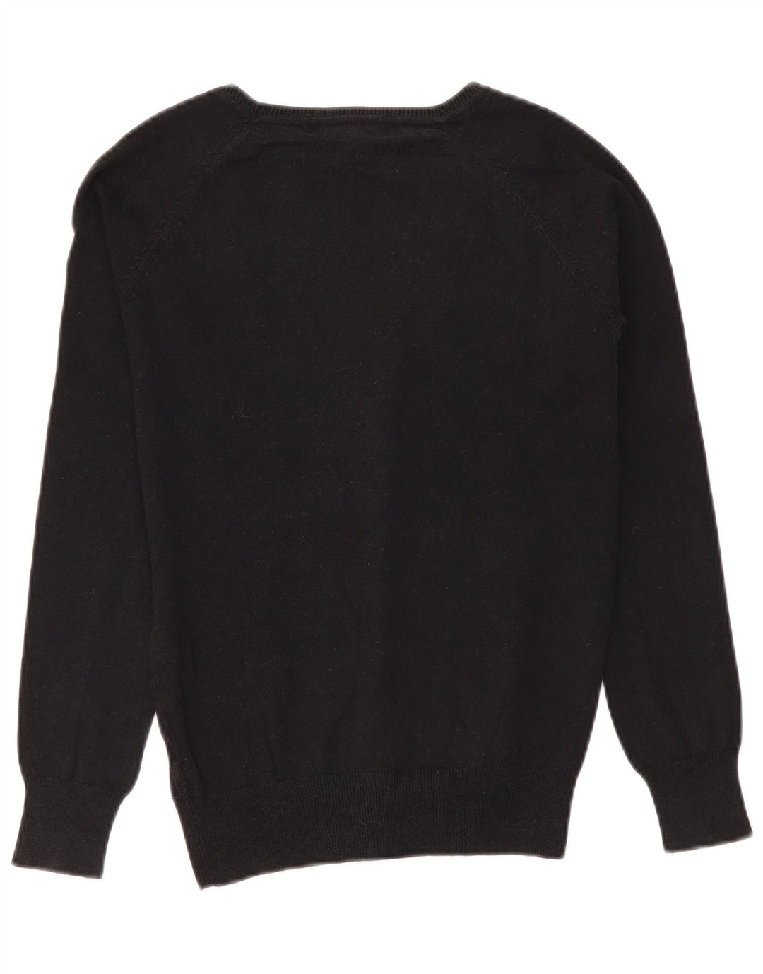 Marks & Spencer Damski sweter kardigan UK 12, średni czarny, bawełniany
