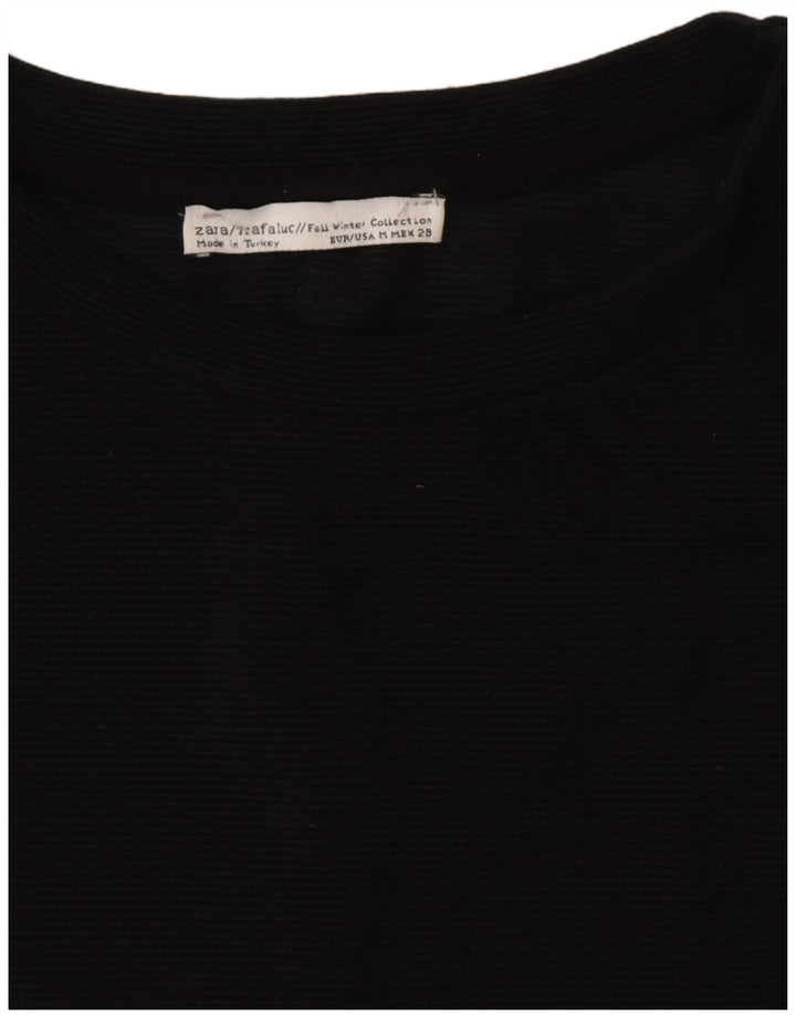 Sukienka damska Zara o linii A UK 14, średnia czarna