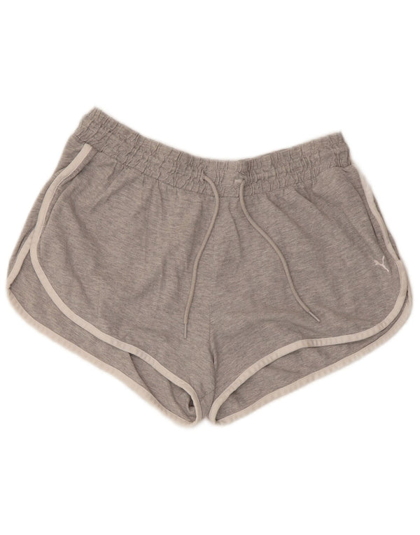 Damskie spodenki sportowe PUMA UK 18 XL, szara bawełna w plamki