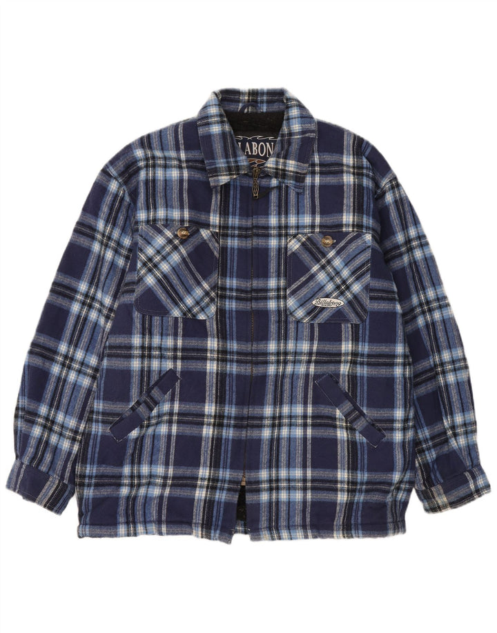 Męska koszula flanelowa Billabong Sherpa Lumberjack w średnią granatową kratkę