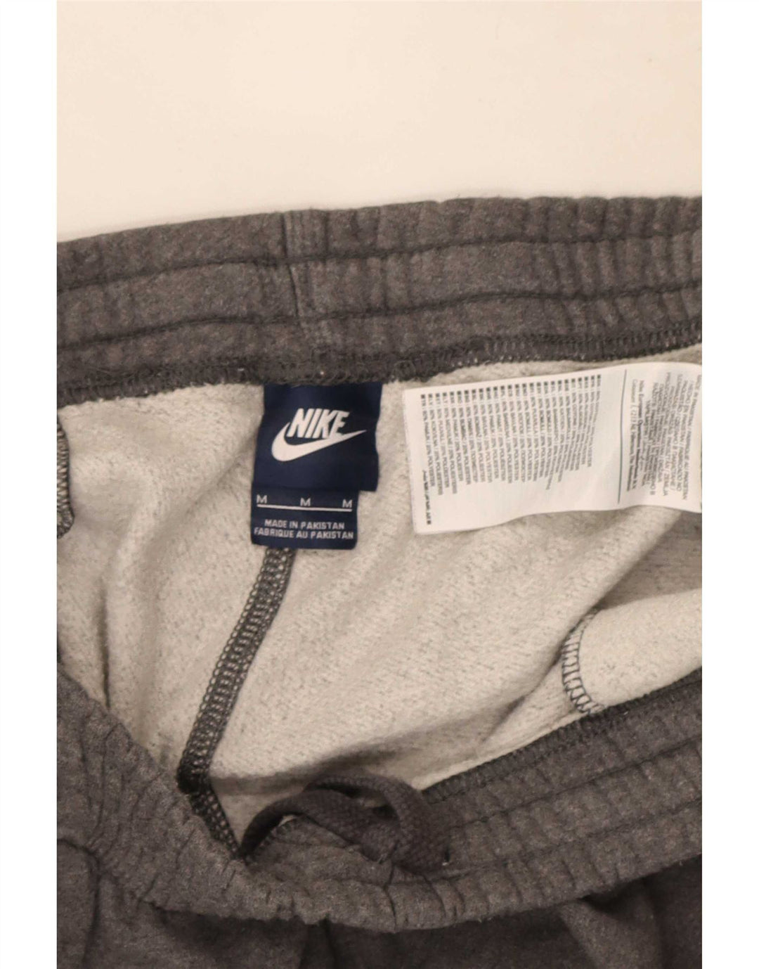 Męskie spodnie dresowe Nike, średnioszare, bawełniane