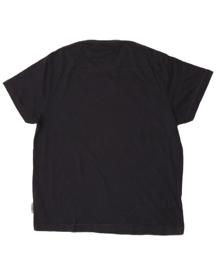 T-shirt męski French Connection Top 2XL, czarna bawełna