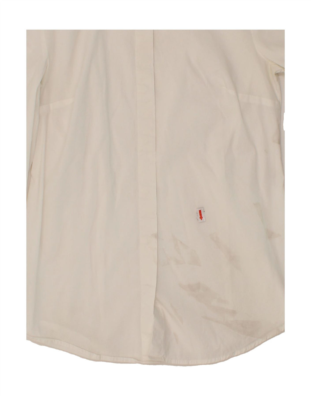 BENETTON Womens Shirt UK 8 Small White Vintage Benetton and Second-Hand Benetton from Messina Hembry 