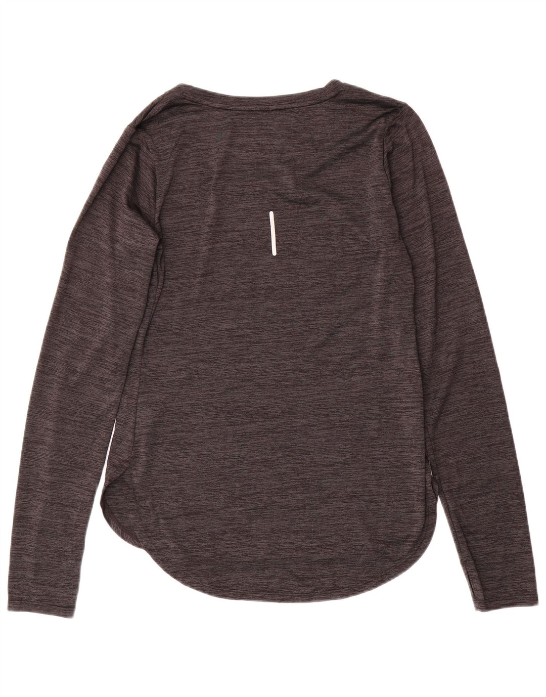 Damski top REEBOK z długim rękawem UK 10, mały, szary, nakrapiany poliester