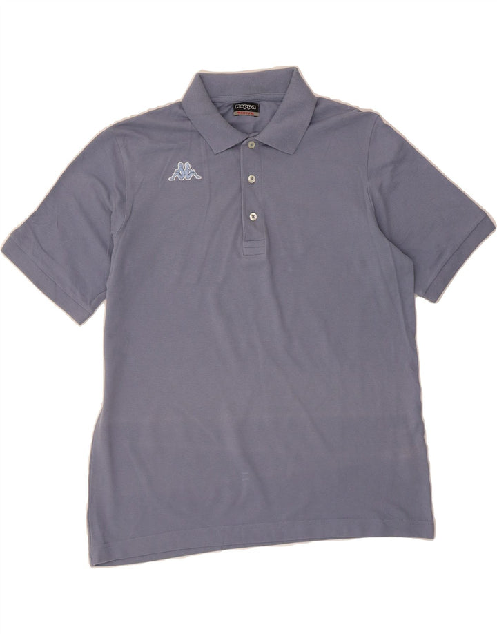 KAPPA Mens Polo Shirt Medium Blue Cotton Vintage Kappa and Second-Hand Kappa from Messina Hembry 