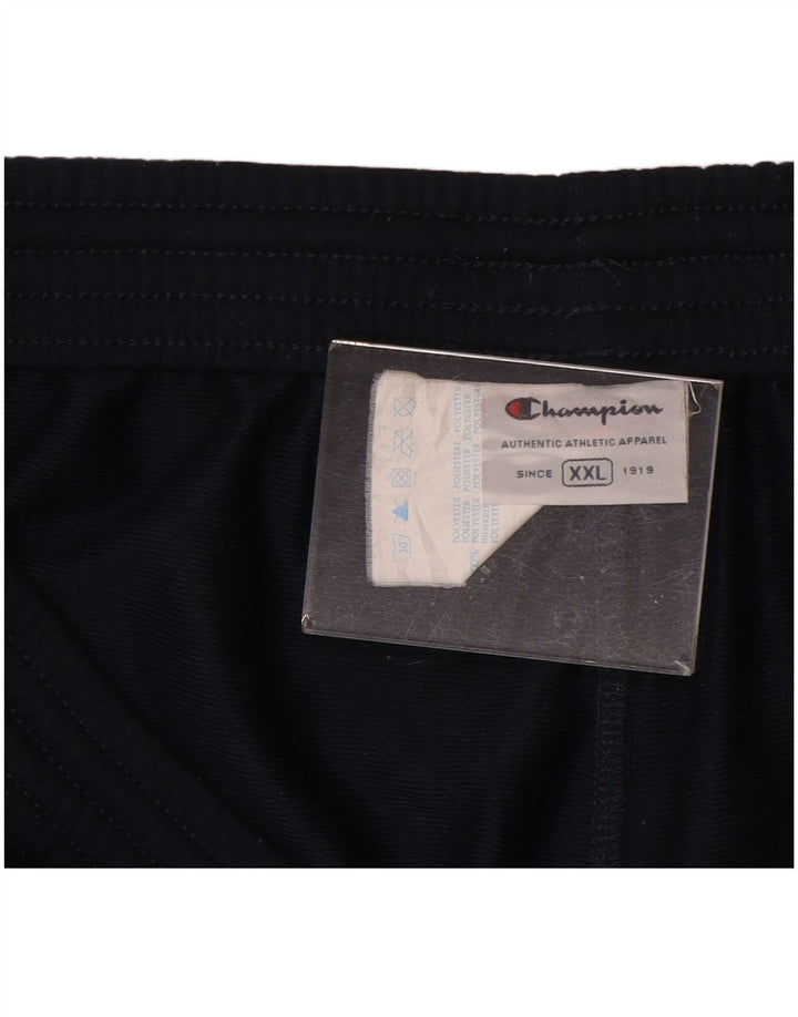 Męskie spodnie dresowe Champion, 2XL, granatowe, poliestrowe