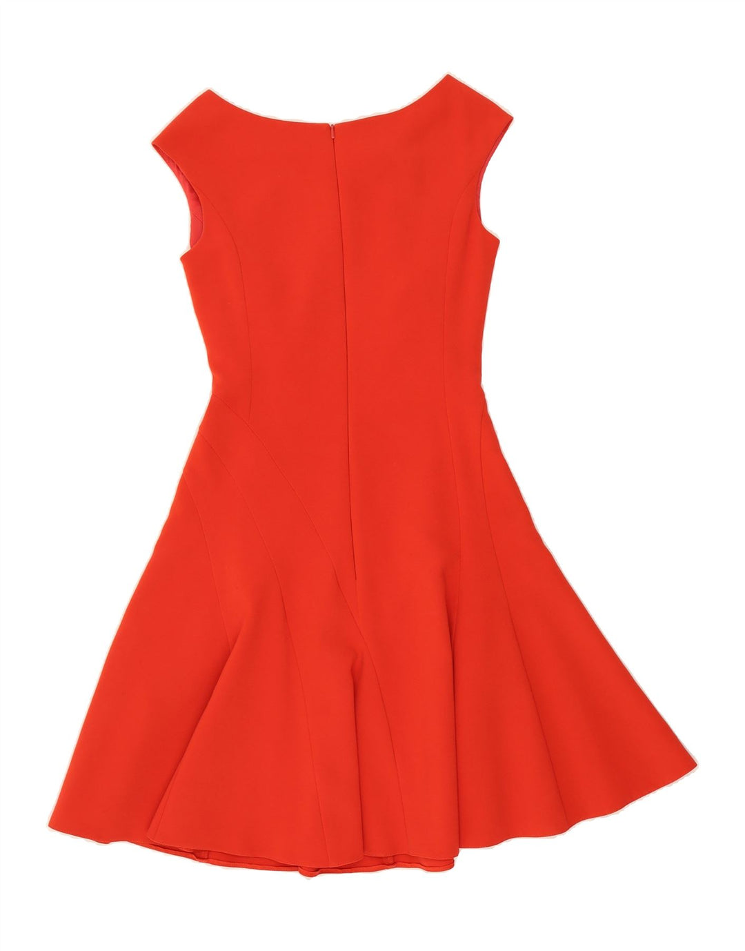 COAST Womens Sleeveless A-Line Dress UK 8 Small Orange Vintage Coast and Second-Hand Coast from Messina Hembry 