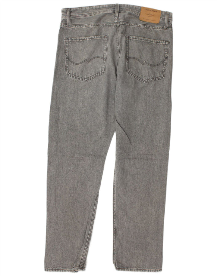 Męskie jeansy Jack & Jones GLENN Slim W32 L32 Szara bawełna